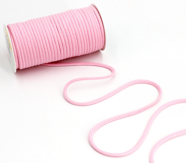 Baumwollkordel 6 mm hellrosa (1 m)